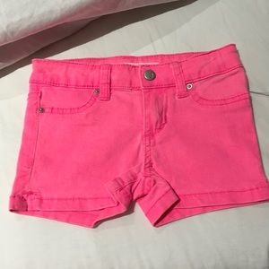 Joes Jeans Little Girl Mini Short Pants Pink 3 Joes Jeans Little Girl Mini Short Pants Pink 3
